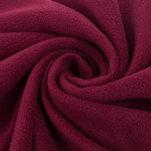 Флис 1-сторонний 170±10 г/м², 150х150 см, 124 т.бордовый, Gamma FG-002
