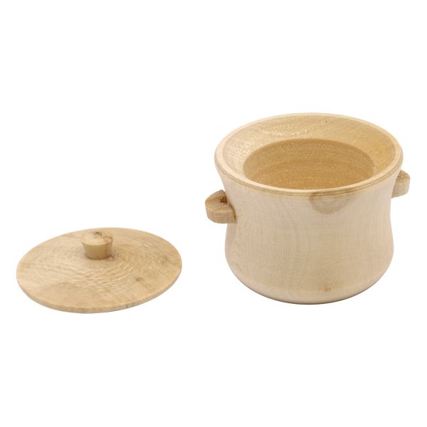 Заготовка для декорирования Кастрюля мал, h4, d4,5, d крышки 4,2см, 3 шт