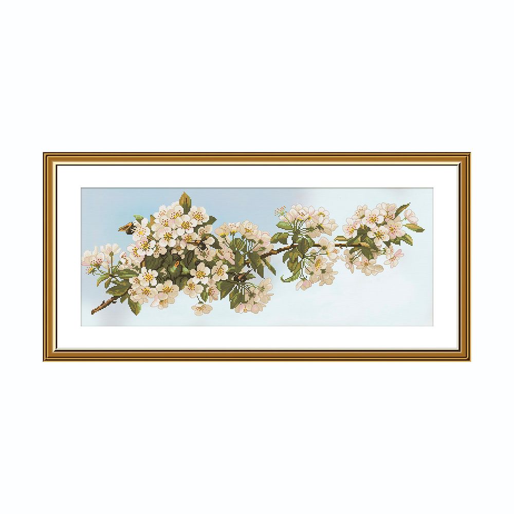 Набор для вышивания нитками Нова Слобода, Весна в саду50х20 см