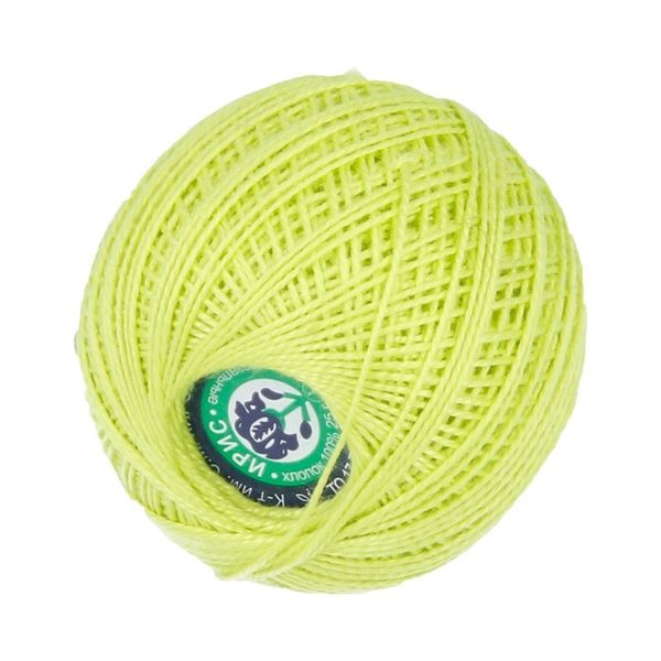 Пряжа ПНК им.Кирова Ирис / уп.20 мот. по 25 г, 150м, №4702 св.салат