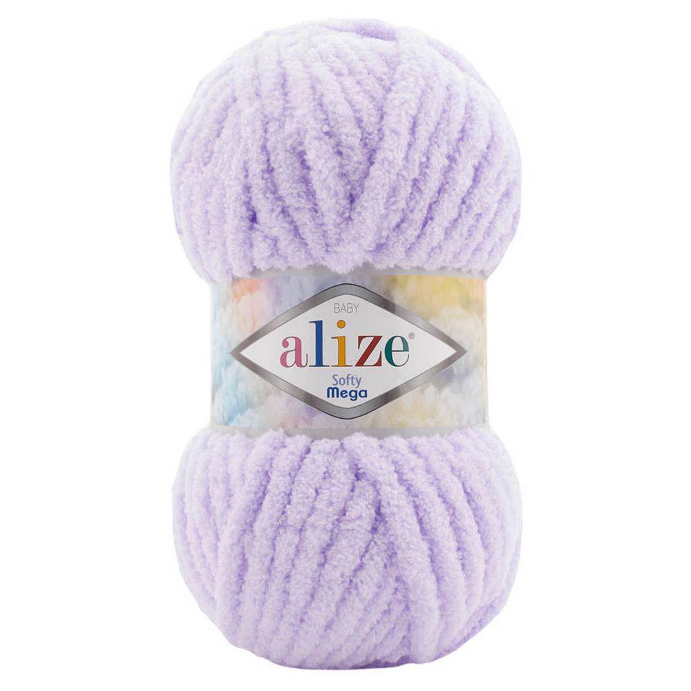 Пряжа Alize (Ализе) Softy Mega / уп.5 мот. по 100 г, 70м, 146 лаванда
