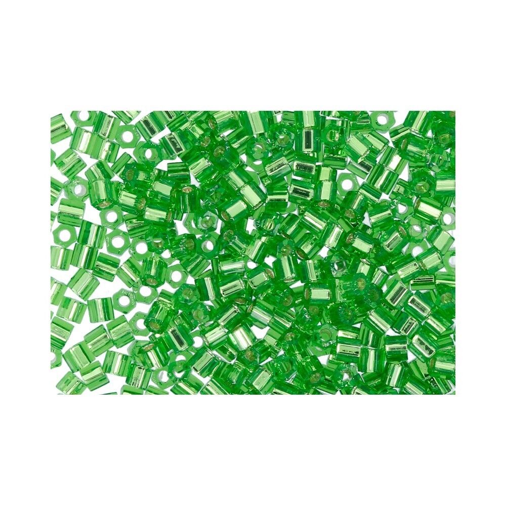 Бисер Toho 11/0 Hexagon 3 (2.2 мм), 500 г, 0027 зеленый