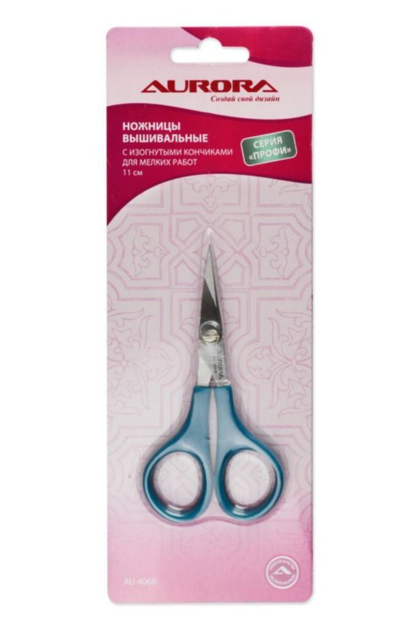 Ножницы рукодельные для вышивки 11 см, AU 406В, Aurora, 1 шт