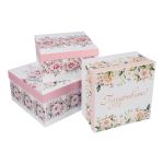 Набор подарочных коробок, 3 шт, 02 Цветы, Stilerra SBOX-S5-3