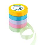 Набор атласных лент 5 цветов по 23.0 мм / 23 метра, летний микс
