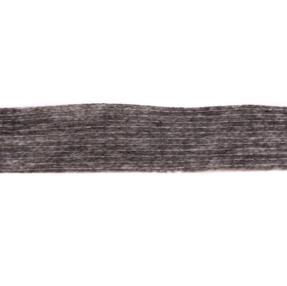 Лента клеевая нитепрошивная по долевой 45 г/м², 20 мм, точечный клей PA+PES, 100 метров, серый, L4YP44, Danelli, OEKO-TEX®