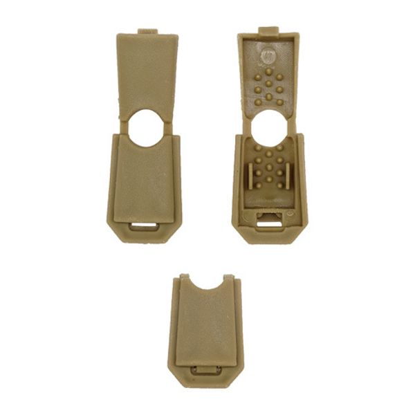 Наконечник для шнура пластик 13х9 мм, ПП, бежевый, 100 шт