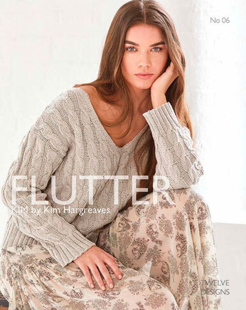 Книга. Rowan Flutter, дизайнер Kim Hargreaves, 12 моделей, 978-1-906487-36-2 /TOS/