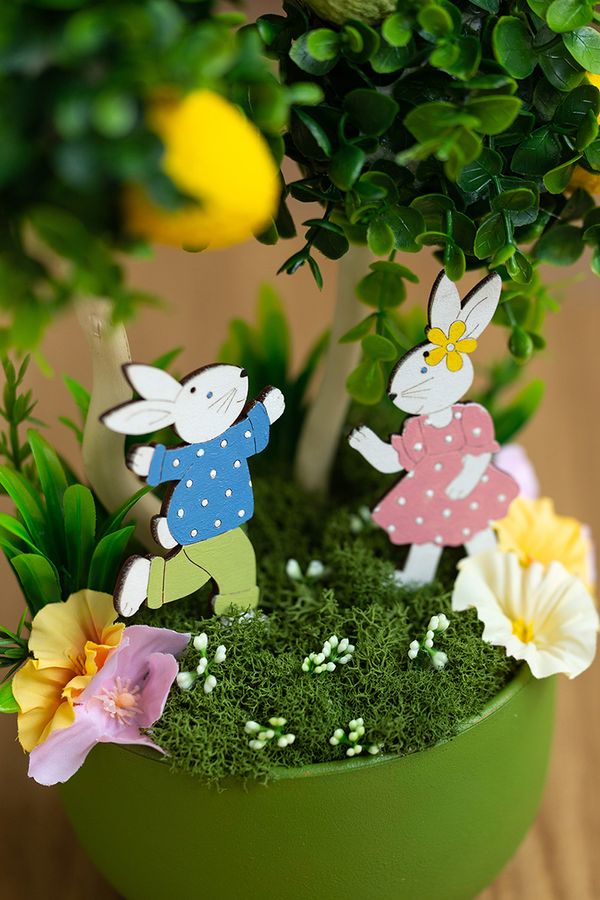 Заготовка из фанеры Набор Танцующие кролики, 0.3 см, 5.5х8.5см,4.6х9см, ВД-1163 Mr.Carving