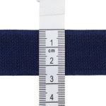 Лента контактная липучка (велкро) пришивная фасовка 25 мм / 25 см, Hobby&Pro, 57 т синий, /пара/, кач."B"