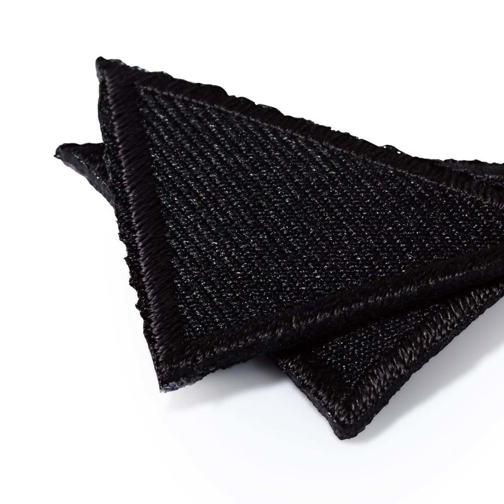 Аппликация Треугольники, большие, черный цв, Prym