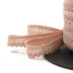 Резинка бельевая (ажурная) 13.5 мм / 50 метров, пудровый, 0313/81