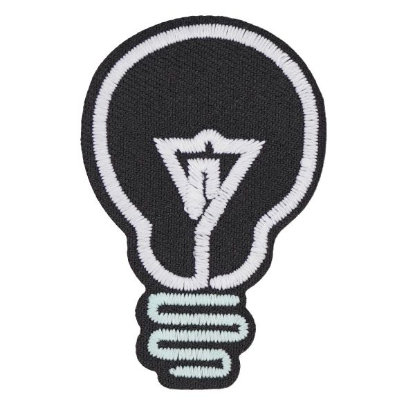 Термоаппликация светящаяся в темноте Лампочка, Hobby&Pro