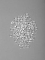 Пуговицы 2 прокола 16L=10 мм, пластик TBY BT, цв.прозрачный, 1000 шт