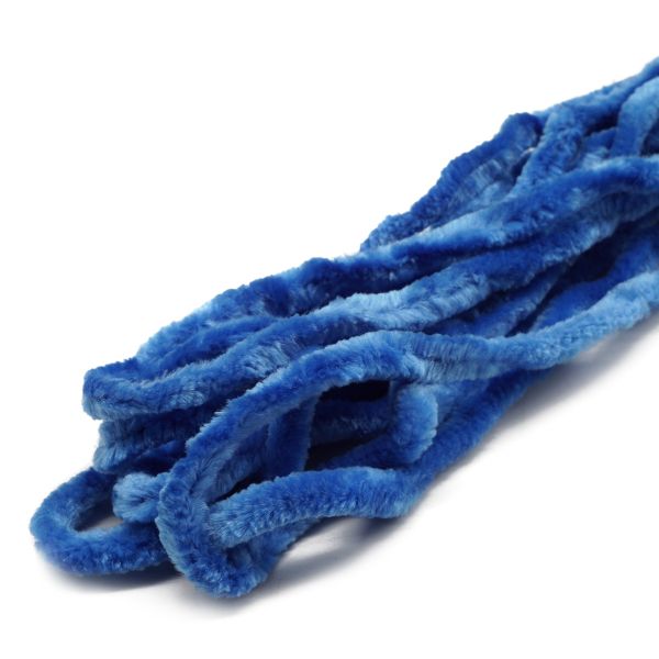 Синель для брошей 5 мм / 3 метра, цвет синий