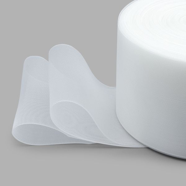 Люверсная шторная лента 100 мм / 50 метров, прозрачный (003 белый), 08С3521-Р4848