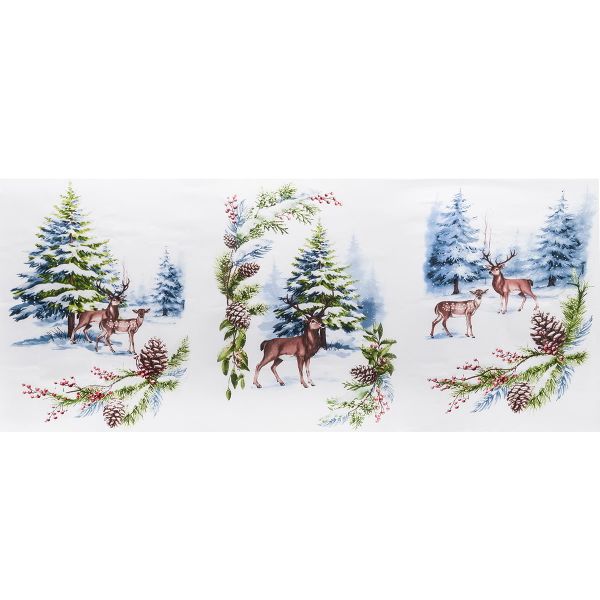 Рогожка арт 904 рис 29293 вид 1 У снежных берегов 63х150см, Astra&Craft