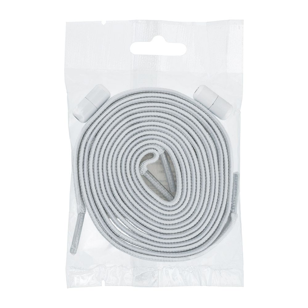 Шнурки эластичные с застежкой №2 Белый, Blitz GBG-006