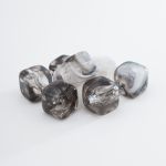 Бусины акрил 6.5х6.6 мм, 500 г, прозрач. в цвете, куб, AD032 серый аквамарин, (7748713)4658 , Astra&Craft