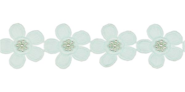 Лента декоративная 36 мм, 5 м, 02 голубой, Floranta Daisy