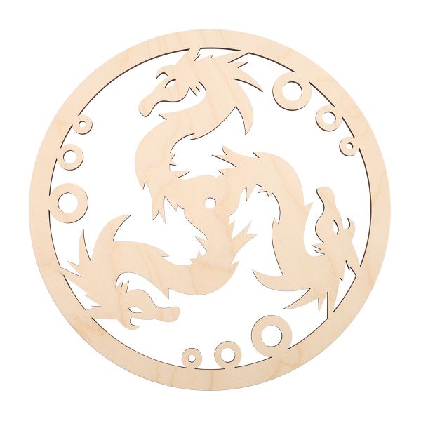 Деревянная заготовка Символ вращающийся d-27см, L-2317 Astra&Craft