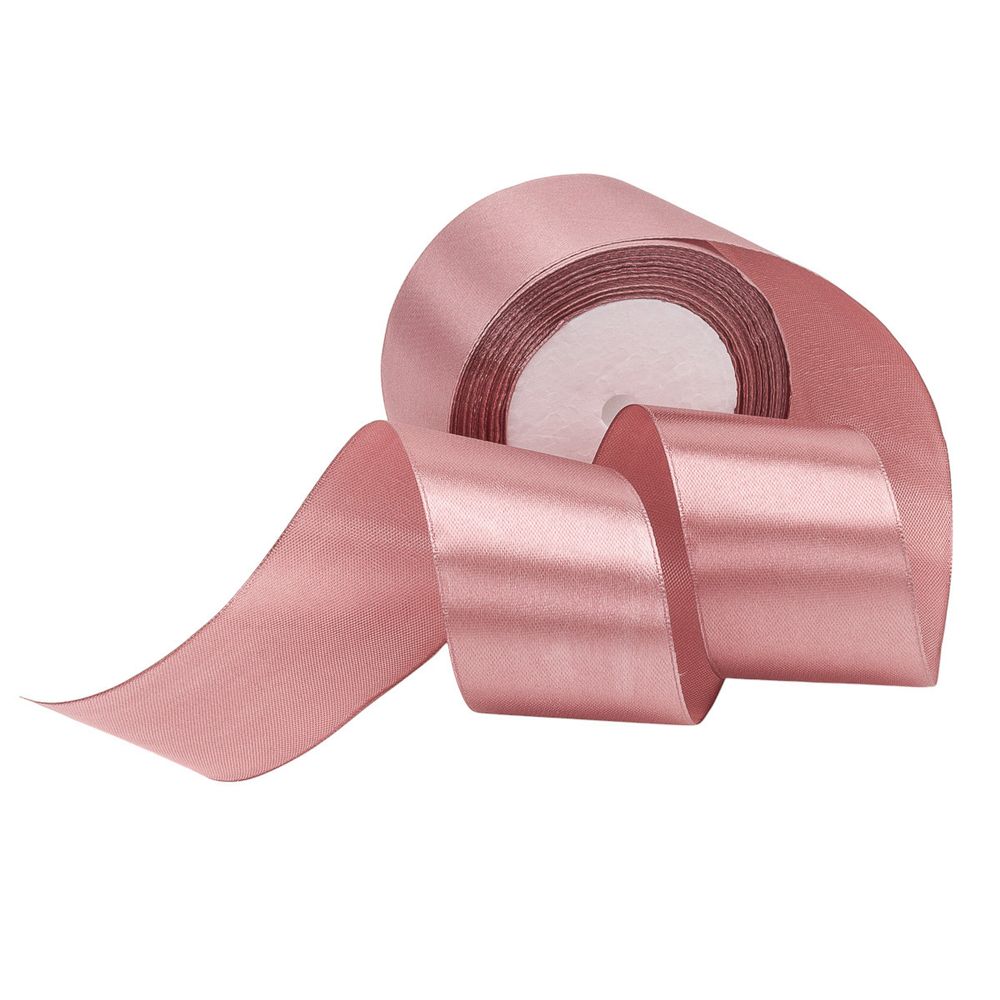 Лента атласная 1-сторонняя 50.0 мм / 22.86±1 метров, аналог 7730446, 138 старая роза, DDZ2401, Globus