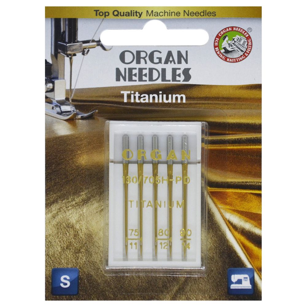 Иглы Organ титаниум 5/75-90 Blister