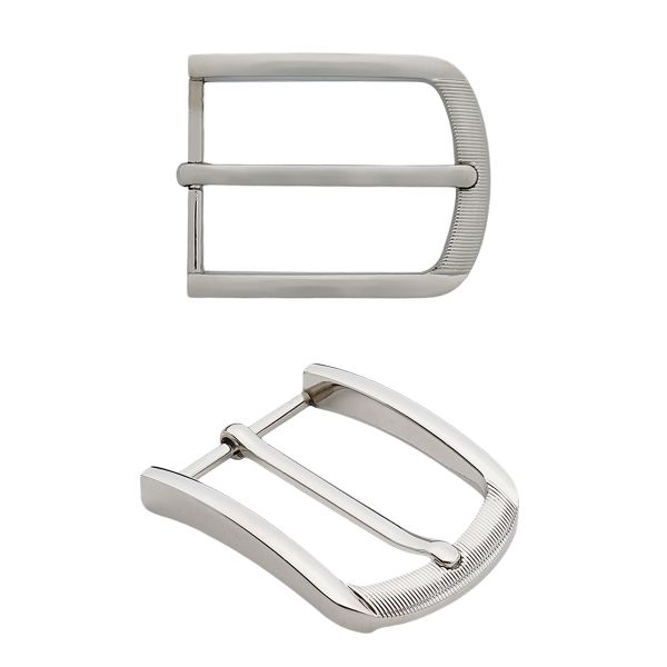 Пряжка ременная металл 35 мм, G.Silver, 3 шт