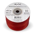 Лента капроновая (органза) 50.0 мм / 22.8±1 метра, 042 т. терракот, Blitz OR-50