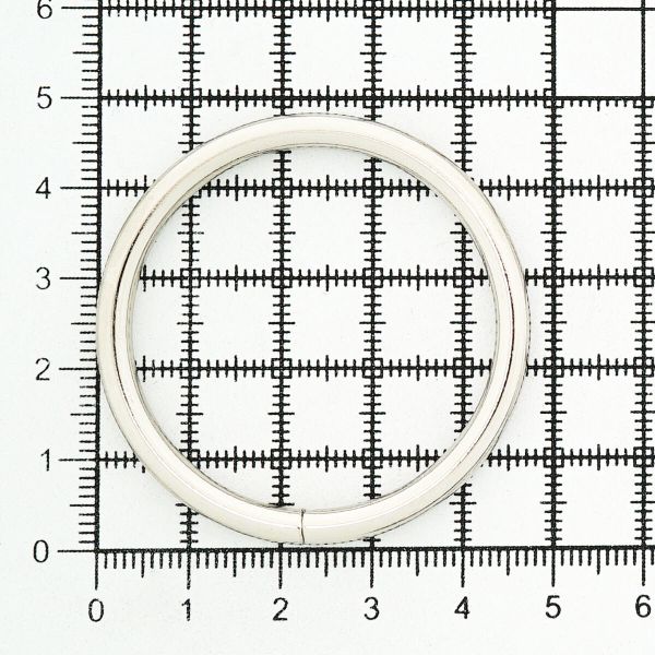 Кольцо разъемное металл in ⌀40 мм (44 мм внешн.), никель, 100 шт