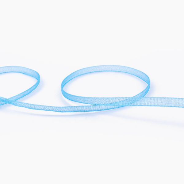 Лента капроновая (органза) _3.0 мм / 45.7 метров, 090 св.синий, Blitz OR-3