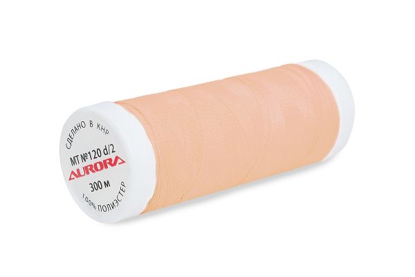 Нитки вышивальные матовые Aurora №120, 300 м, цв. MT1041, 5 катушек