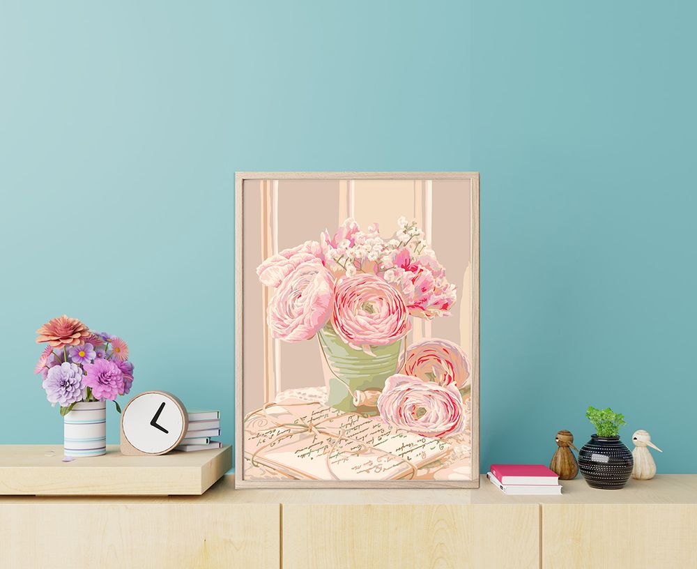 Картина по номерам Фрея, Письма любви, 40х30 см