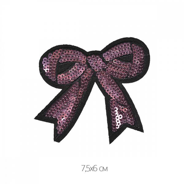 Термоаппликация Бантик-01, 7,5х6см, 10 шт