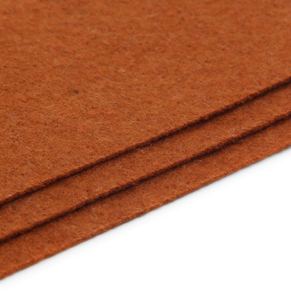 Фетр листовой жесткий 1.0 мм, 160гр, 20х30см, 3 штук Astra&Craft (AF853/YF669 кофе с молоком)