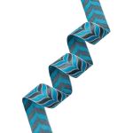 Лента (тесьма) жаккардовая 40.0 мм / 9 метров, серебро/35/72, Astra&Craft SR1632