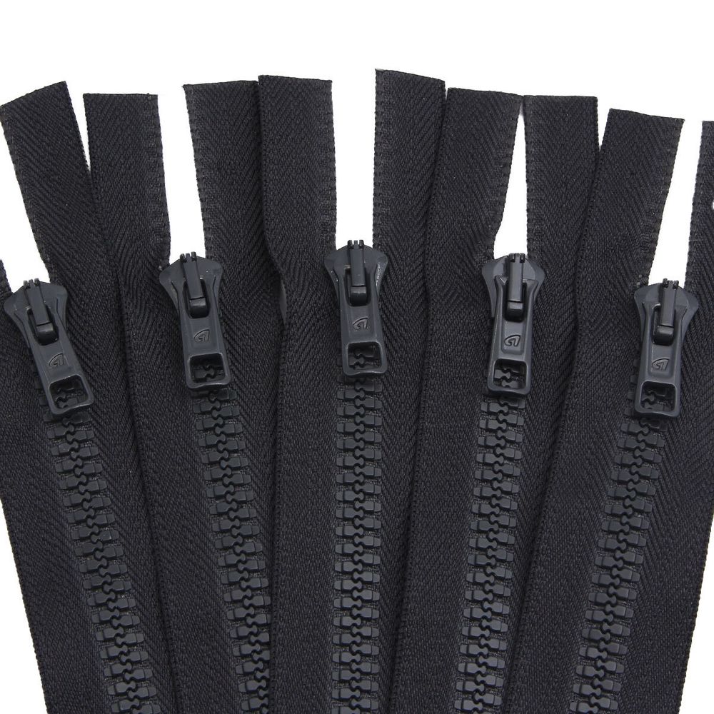 Молния трактор Arta Т6 (6 мм) 1 зам., разъем., 65 см, цв. 102 т.серый, уп.5 шт