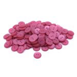 Пуговицы на 2 прокола 28L (18мм), пластик (col.12 бордовый), CR-K18M, 144 шт