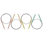 Спицы круговые 80 см, 4 шт, ассорти 4.5-7.0, Prym 211981