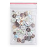 Пуговицы 2 прокола ракушка 16L (9мм) (Blue1 (синий1)), 50 шт