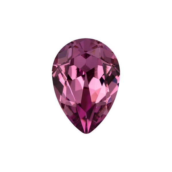 Стразы стекло 14х10 мм, 6 шт, сиреневый (amethyst 20050), Preciosa 435-16-301