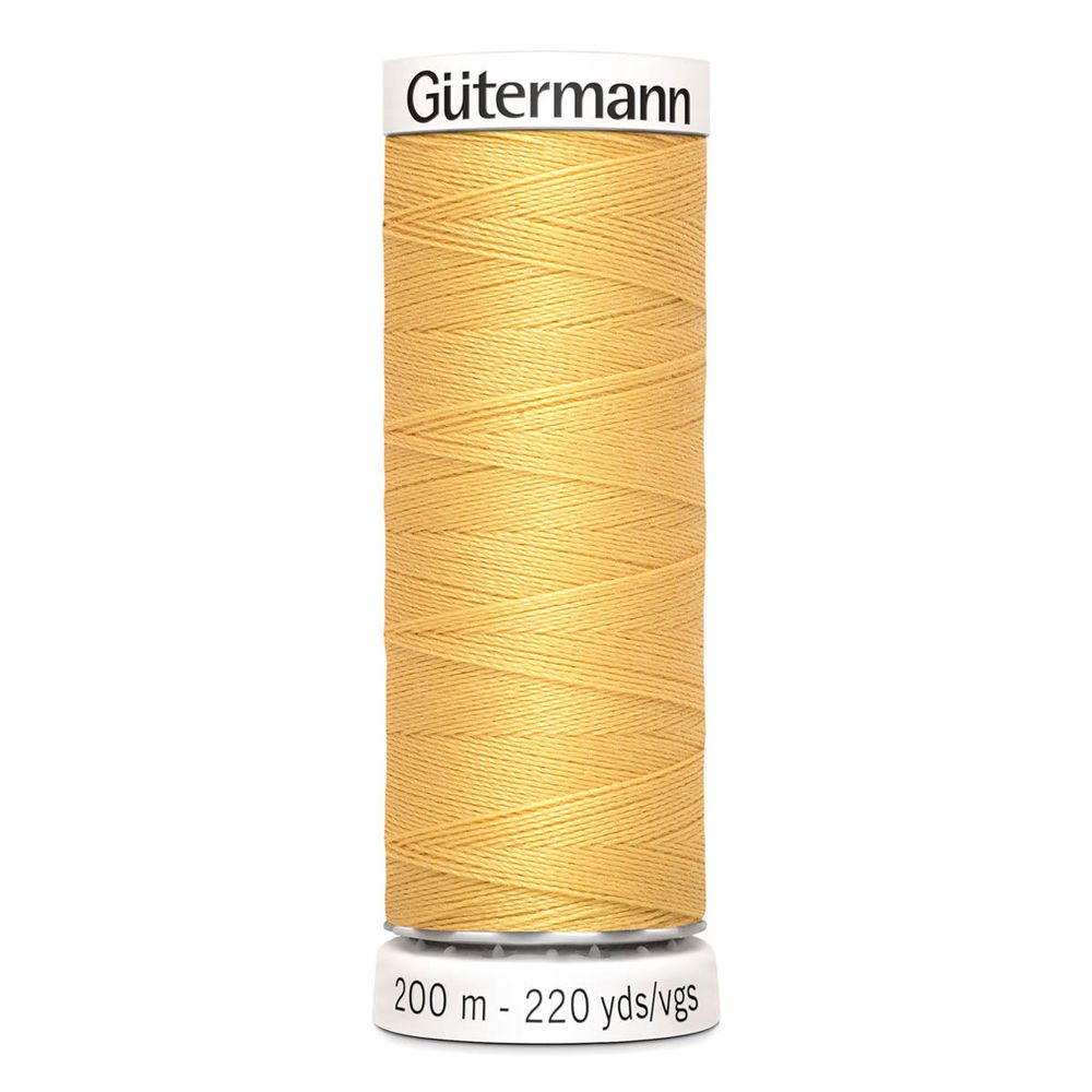 Нитки универсальные Gutermann Sew-all, 200м, 415 желтая охра, 1 катушка
