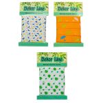 Набор декоративных лент с принтом (3 упак 15 мм по 3м), Цветное ассорти №2