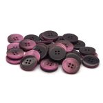 Пуговицы 4 прокола 32L (бордовый), 36 шт