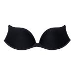 Моночашки корсетные с уступом под бретель с эфф. push-up, р.80 Antynea (черный), AC-44