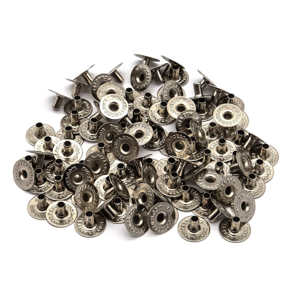 Часть кнопки Дельта (O-образная) ⌀14 мм (D-часть), 9 никель кольц, 100 шт