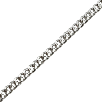 Цепь алюминиевая 5,4х4,4 мм (10 м) (никель) К18601