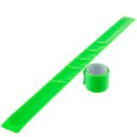 Световозвращатель-браслет самофиксирующийся 30 мм, 1 шт, 100% ПВХ, 06 я.салатовый, Gamma FLK-34