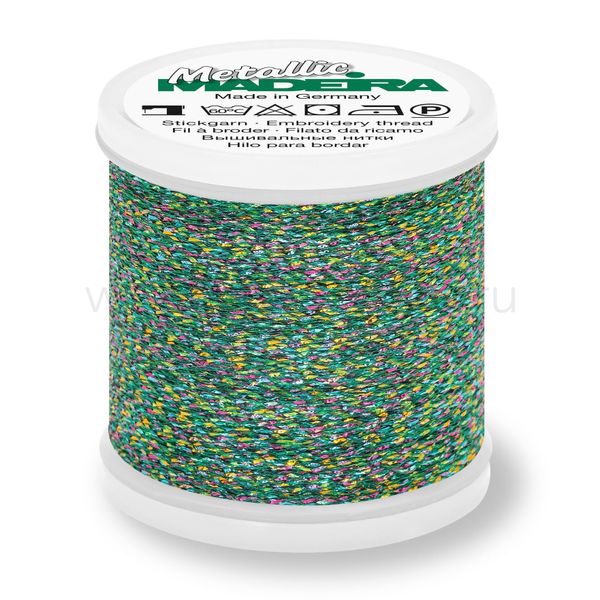 Нитки вышивальные металлизированные Madeira Metallic №40, 200 м, цв. 273, 9842, 5 катушек