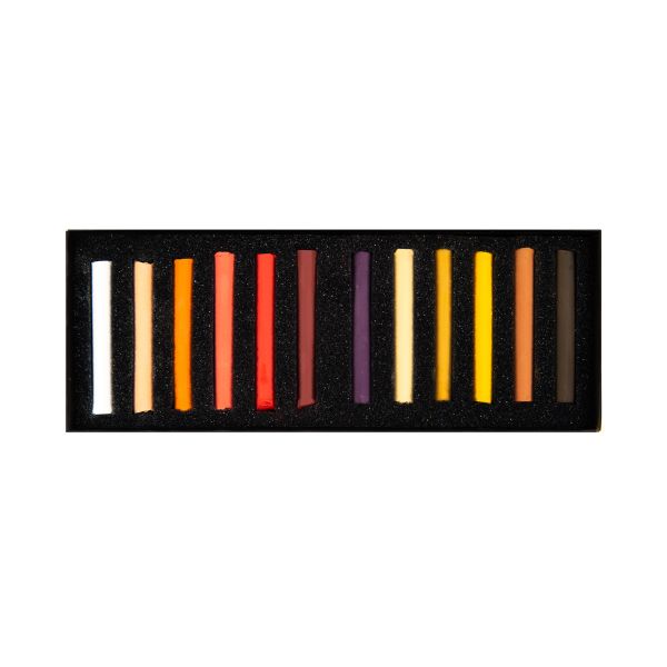 Пастель художественная 12 цв, Элементы. Огонь, Аква-колор IZO-SPE12